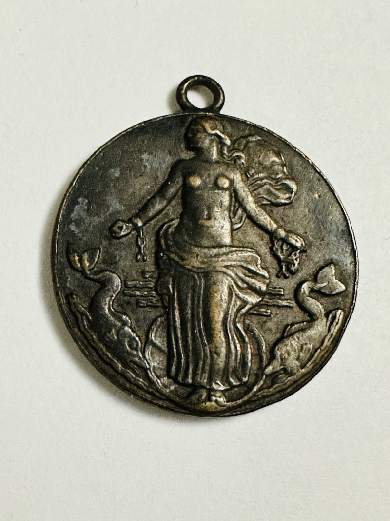 France, medal, Compagnie Générale Transatlantique, Liberté, n.d., copper