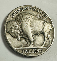 1936-P Buffalo Nickel XF W/ Full Date & Full Horn As Pictured # BN 210
