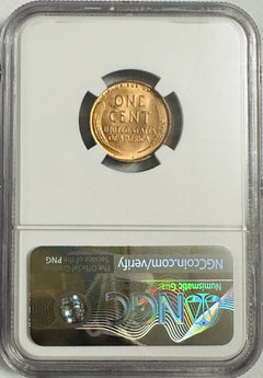 1942-P NGC MS65 Lincoln Wheat Cent Red Uncirculated (lowest Price) #OA 90