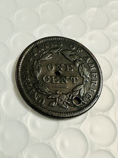 1838 Philadelphia Mint Copper Coronet Head Large Cent As Pictured # CHLC 1838 AP