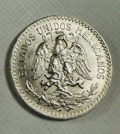 1945 Mexico Silver 50 Centavos (1-Coin) “LIBERTAD” (3 Available) Uncirculated #3