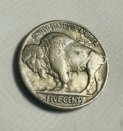 1934 buffalo nickel with Toning On Obverse As Pictured  XF++ # BN 203