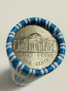 2021 P JEFFERSON NICKEL 40 COIN ORIGINAL BANK ROLL CH BU #03