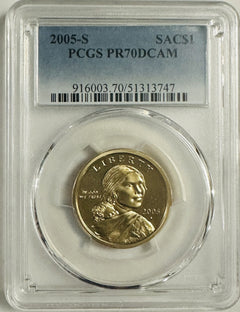 Lot Of 4 Different Perfect 70 Graded Coins(Susan B. Sacagawea, AM. Innov. N. Am)
