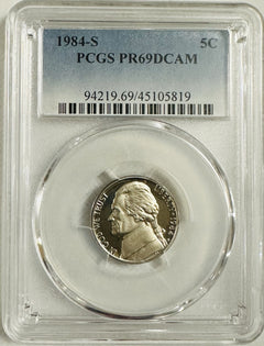 lot of 2 Jefferson nickel (80's & 90's ) As Pictured (PCGS Book Value $30) #OA99