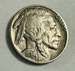1934-P Buffalo Nickel XF With Full Date & Almost Full Horn # BN 207 (1934-P)