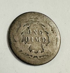 1891  Seated Liberty Dime Circulated With Full Date As Pictured  # SLD 1891 CAP