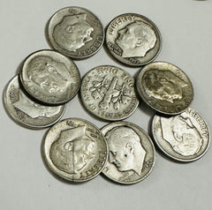 Starter Collection Lot of 5 US Coins SILVER & 100+ YEAR OLD- NO Junk coins #SC 6