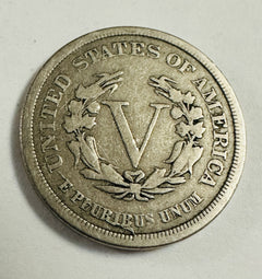 1883 NO CENTS Liberty V Nickel TOUGH DATE! FIRST YEAR OF ISSUE As Pictured #LVN8