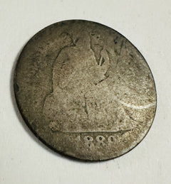1889 Seated Liberty Dime Circulated As Pictured  # SLD 1889 CAP
