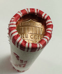 2022 P LINCOLN CENTS 50 COINS ROLL STILL IN ORIGINAL BANK WRAP GEM BU AS SHOWN#2