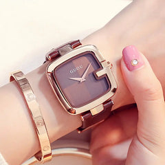 Square Bracelet Watch - Fashionable Women's Timepiece